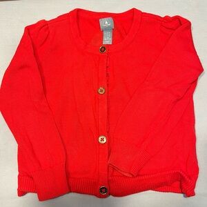 GAP Bright Red Kids Cardigan